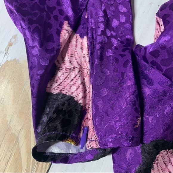 Dodo Bar Or Randy Purple Asymmetrical Mini dress US 6 - Picture 9 of 12